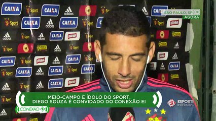 Diego Souza fala com carinho da sua relação com o Sport