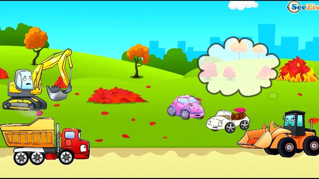 ✔ Carros Para Niños | Camión, Tractor, Excavadora | Caricaturas de carros. Tiki Taki Carros 10 min ✔