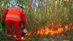 Lutte contre les incendies des voies ferrées (Aigues-Vives)