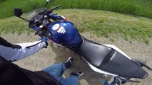Po incizonte video blog, motoçiklisti kap një moment që nuk do ta harroj kurrë