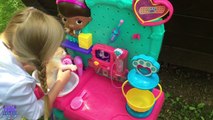 Baby Kitten Checkup Doc Mcstuffins Vet Clinic Center Real Life Cute Baby Kittens W/ Play Doh Girl