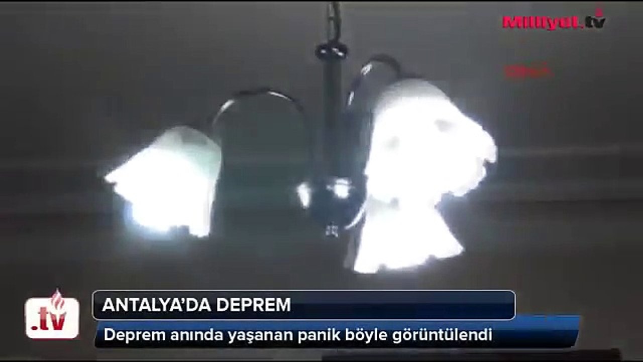 Antalya'da 6.0 Büyüklüğünde deprem  28 Aralık
