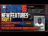 MLB The Show 16 New Features Part 2: Diamond Dynasty, Flashbacks, Missions & Graphics Improvements!
