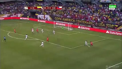 Charles Aránguiz Goal HD - Colombia 0-1 Chile | Copa America Centenario | 22.06.2016 HD