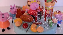 Pig George abrindo brinquedos no Aniversario da Peppa!!! Em Portugues bebe