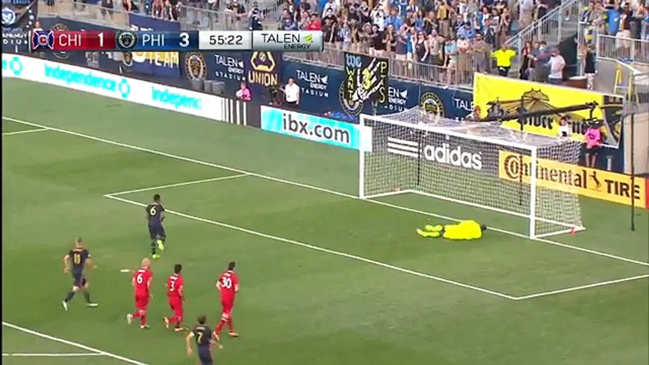 Roland Alberg hat trick Goal HD -  Philadelphia Union 4-1 Chicago Fire - MLS 22.06.2016