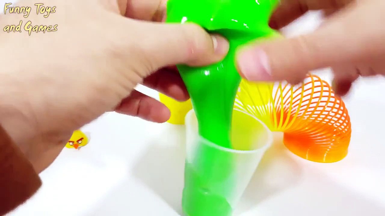 Clay SLIME Surprise Toys Inside Out Minions Doraemon Pluto Angry Birds Disney Cars