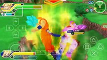Ssgss goku and Ssgss vegeta Vs Whis and lord beerus dbz tenkaichi tag team