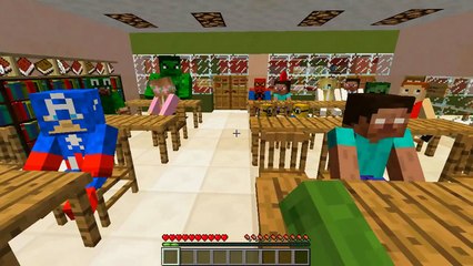 Minecraft School   LITTLE KELLY GOES TO THE FIRE STATION! HD