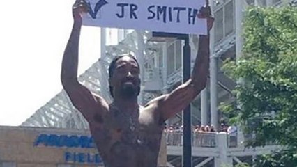 J.R. Smith Still Partying Shirtless Since NBA Finals