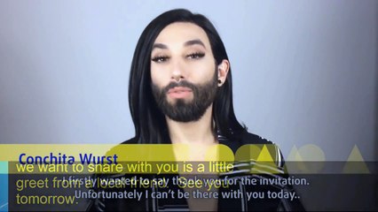 Conchita Wurst - a message for Fundamental Rights Forum - Vienna, 20/23.06.2016