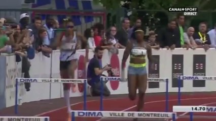 400m haies F, Montreuil, 7 juin 2016