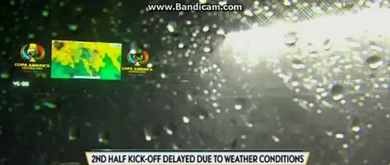 Match Interrupted - Colombia vs Chile - Copa America Centenario 22-06-2016