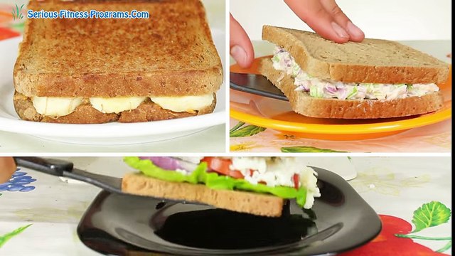 3 Healthy Sandwich Recipes, Healthy Recipes For Weight Loss