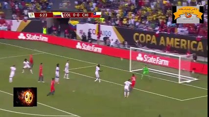 أهداف مباراة تشيلى وكلومبيا 2-0 بطولة كوبا أمريكا 2016