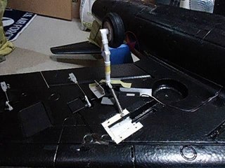 45-degree rotation retract gear for Mig-15.