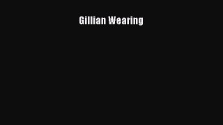Read Gillian Wearing Ebook Free
