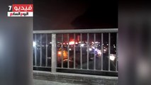 بالفيديو.. صحافة المواطن.. حريق ضخم فى إحدى الكافيهات بالقرب من مطارالقاهرة