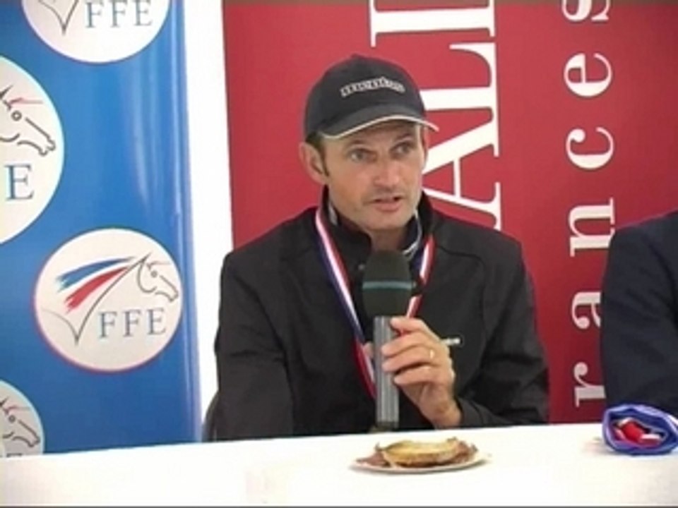 Eric Navet, le Champion de France 2007 de CSO, livre ses imp