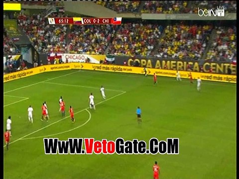 حارس كولومبيا ينقذ مرمى من هدف ثالث امام تشيلى