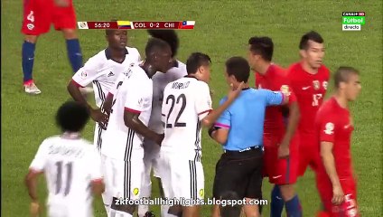 Carlos Sánchez Red Card HD - Colombia 0-2 Chile   Copa America Centenario   22.06.2016