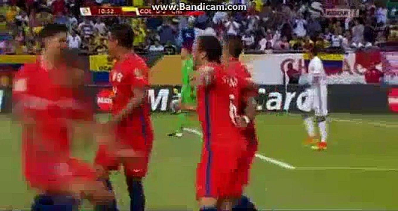 Jose Fuenzalida Goal HD - Colombia 0-2 Chile - Copa America Centenario - 22.06.2016 HD