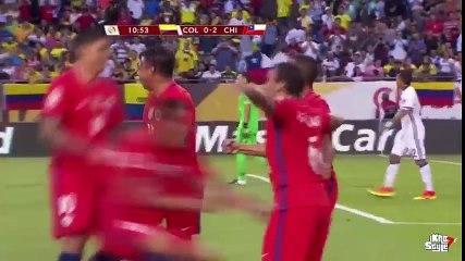 Gol Fuenzalida - Colombia vs Chile 0-2 Copa America 2016 Centenario