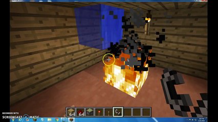 Fire Prevention System V1-Minecraft Redstone Tutorial #3