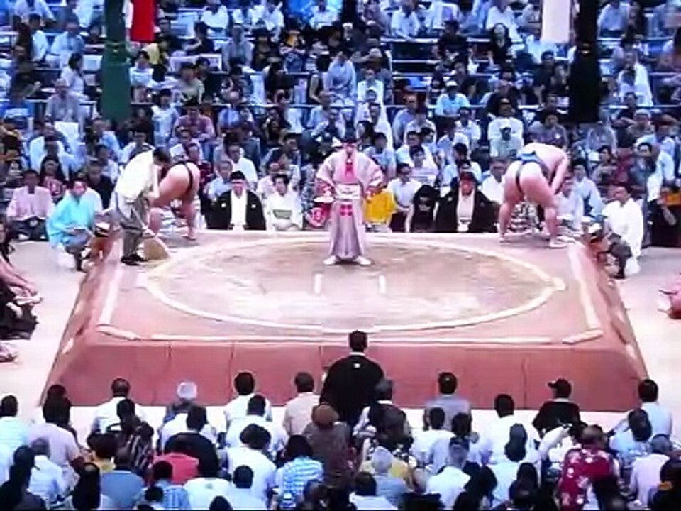 鶴竜ー平成24年7月場所七日目栃煌山戦