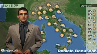 Previsioni meteo Video per giovedi, 28 novembre