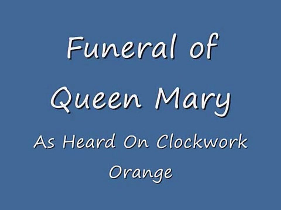 A ClockWork Orange Song