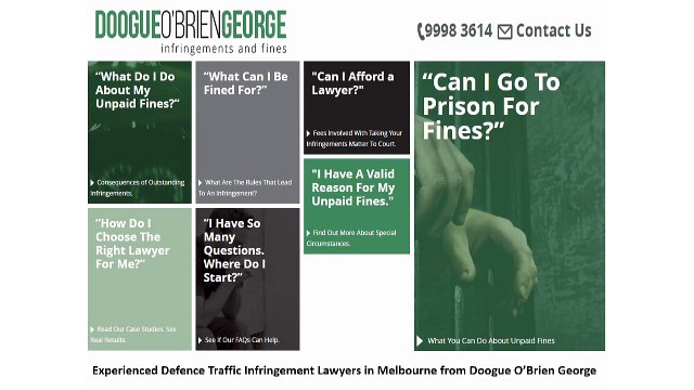 Experienced Defence Traffic Infringement Lawyers in Melbourne from Doogue O’Brien George