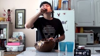 Massive Cookie Bowl w- Ice Cream (23,000+ Cals) - Matt Stonie