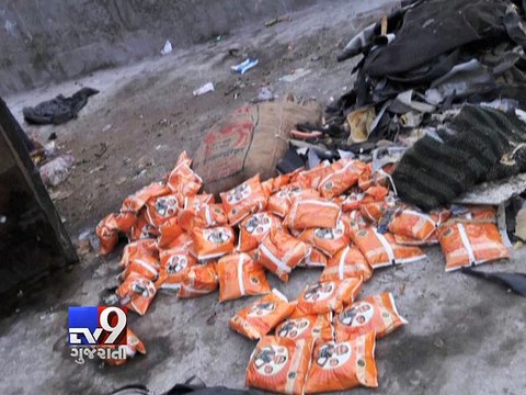 Anganwadi food packets found abandoned in bin, Ahmedabad - Tv9 Gujarati