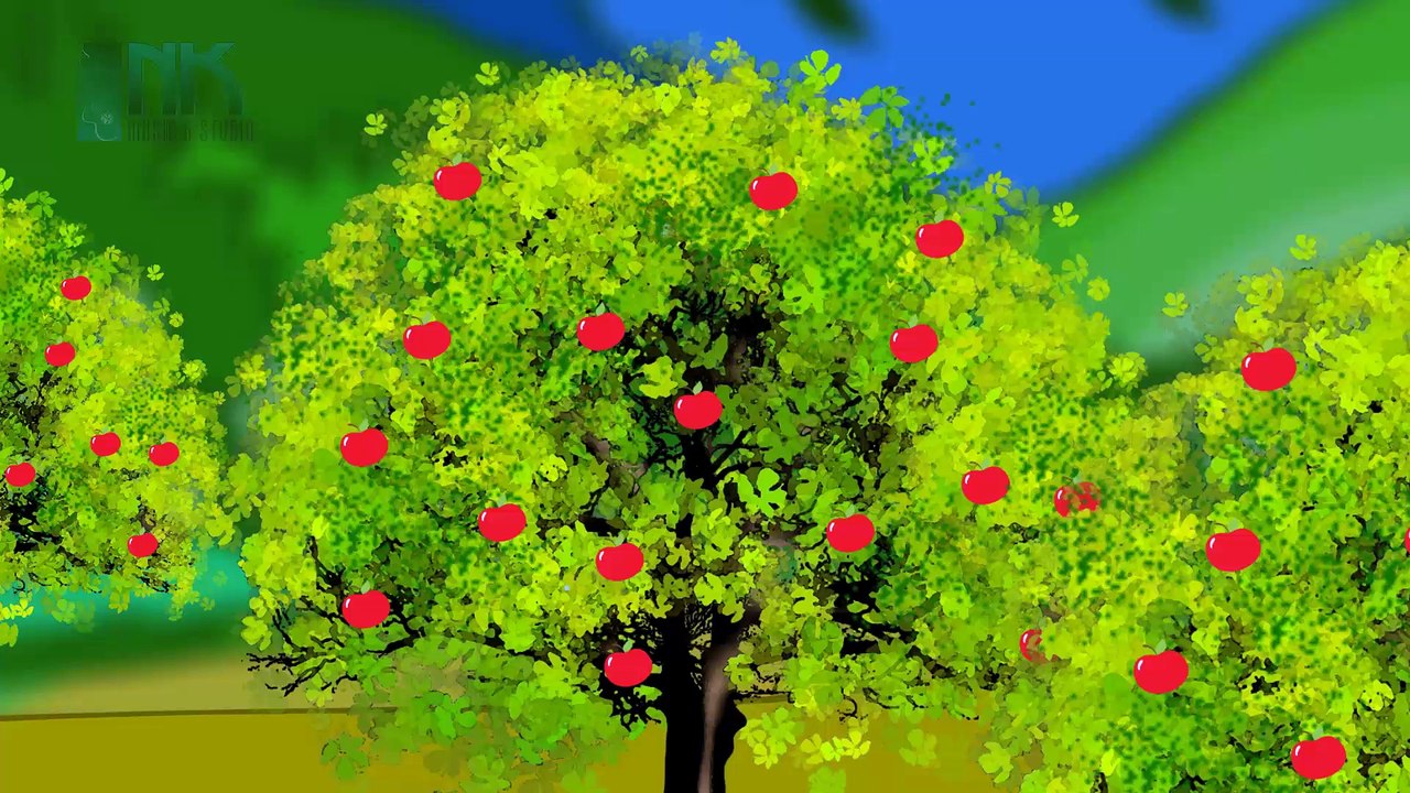 Red Red Apples - Nursery Rhymes | Learning English Preschool Rhymes For Children