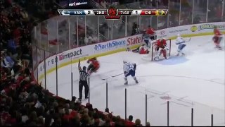 Raffi Torres Destroys Brent Seabrook-NHL Playoffs 2011-(4/17/11)