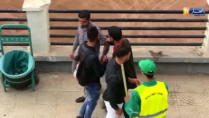 دزيري و فحل اهانة عامل النظافة شاهد ردة فعل الجزائريين !!!؟؟؟