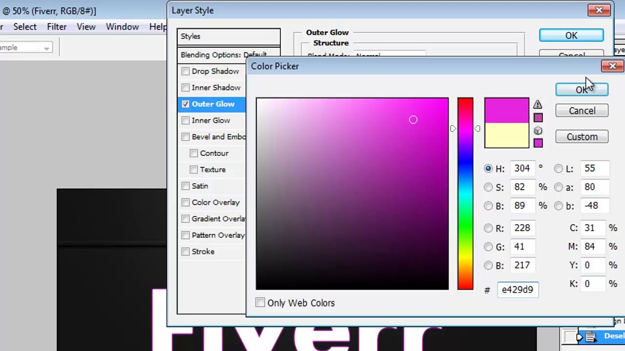 How To Create Metal Text Effect Photoshop
