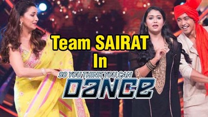 Rinku & Akash Dance with Madhuri Dixit On Jhingat Song | Sairat Team On So You Think You Can Dance