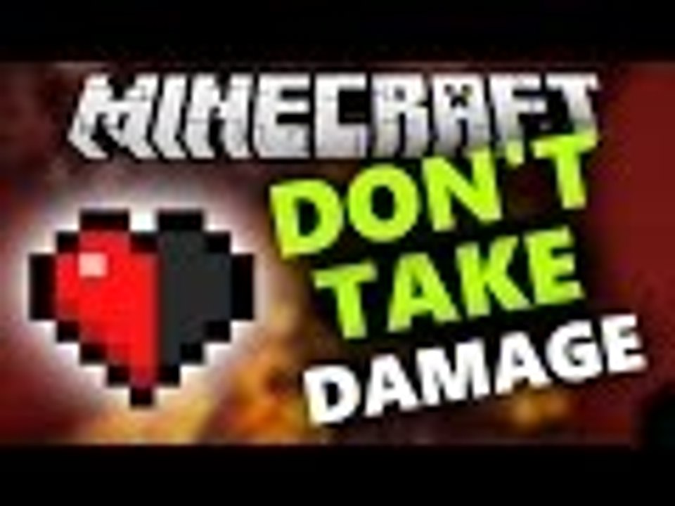 Minecraft-Don't Take Damage! MAP PACK