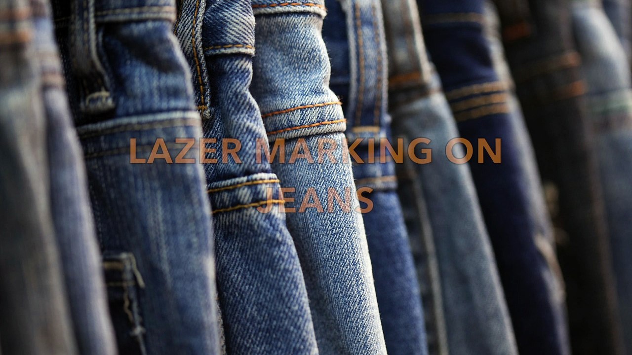 Lazer Marking on Jeans