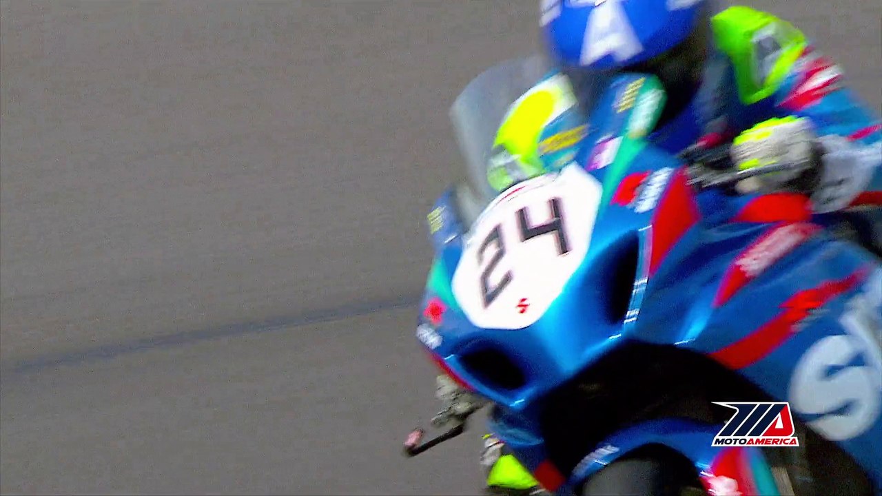 MotoAmerica Barber Motorsports Park Superbike Race 2 highlights