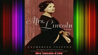 READ book  Mrs Lincoln A Life Full EBook