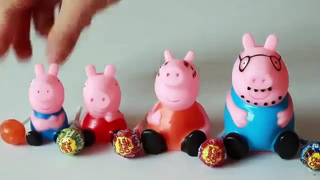 Lollipop Finger Family Peppa Pig Chupa Chups Daddy Finger Song