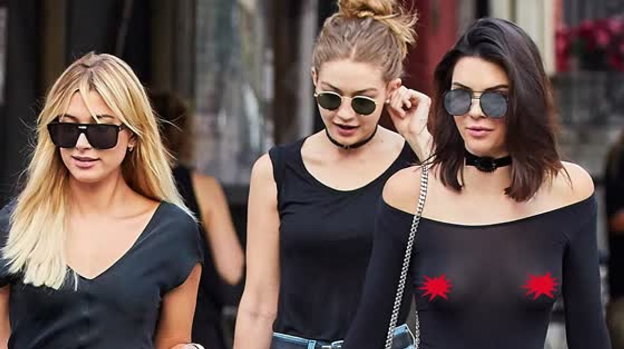 Kendall Jenner 'zeigt ihre Nippel' in New York City