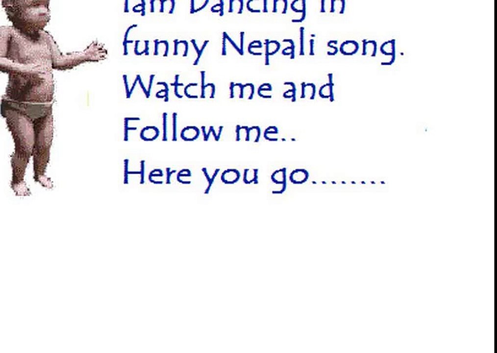 Cute baby dance in Nepali funny song