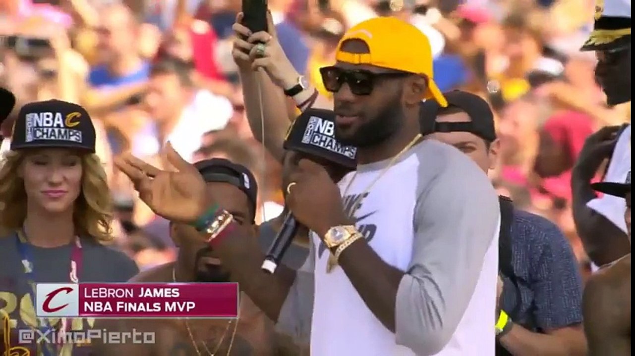 LeBron James : son discours à Cleveland en intégralité