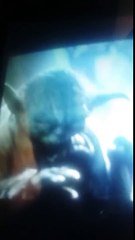 Yoda lift up the ship Star Wars The Empire Strikes Back
