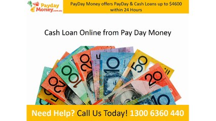 Cash Loan Online from Pay Day Money