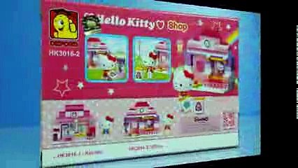 헬로키티 인형 장난감 - 헬로키티 샵  블럭 만들기 ハローキティ Hello Kitty Shop Doll Toy